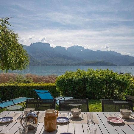 Savoielac - Lac D'Annecy - Sevrier - Bord De Lac : Villa Poisson Rouge Exterior foto